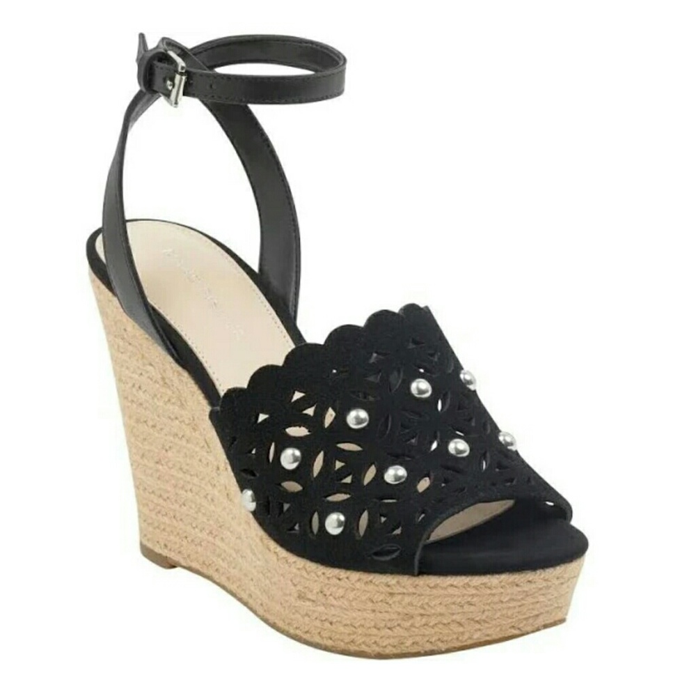 Marc Fisher WOMEN'S ANKLE STRAP WEDGES SANDALS